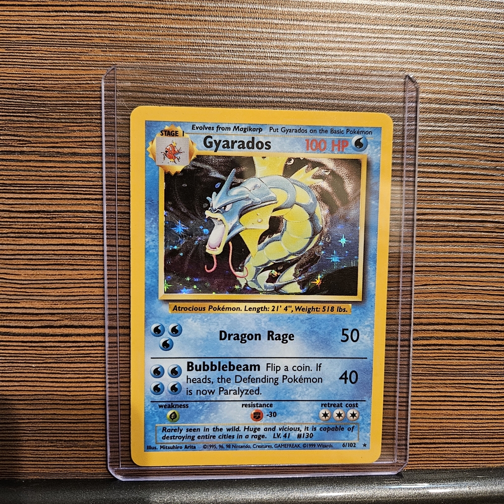 Gyarados Holographic 6/102 Pokémon Card Base Set